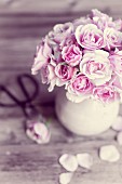 Pastel pink roses