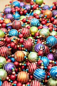 Colourful bauble decorations for Indian wedding