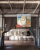 Bar in restaurant Grand Africa Café & Beach, Cape Town, South Africa