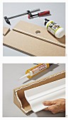 Instructions for making moulding from MDF boards and polystyrene trim