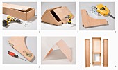 Instructions for making garden cupboard from plywood