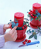 4 Töpfe als Adventskranz: 5/6