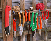 Secateurs folding saw, knives, secateurs, flower scissors, household scissors