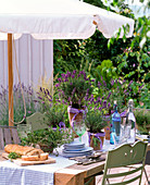 Lavender table decoration