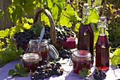 Vitis vinifera (grape), grape juice and grape jelly