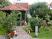 Garden house in the artist garden