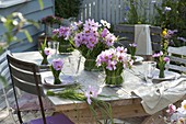 Cosmos grasses table decoration