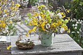 Easter bouquet from Forsythia, Amelanchier
