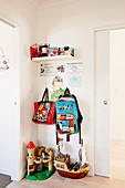 Children's wardrobe, including toys for boys