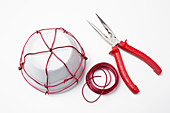 Instructions for making wire basket