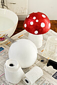 Making a toadstool