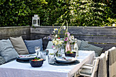 Summer table on the terrace