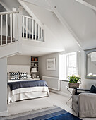 Bright and spacious mezzanine bedroom