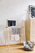 DIY-Wäscheständer aus Holz