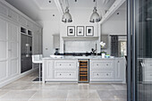 Magnificent custom kitchen with granite and marble surfaces