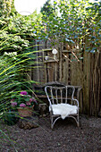 Charming seating area in the garden
