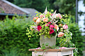 Romantic bouquet of roses