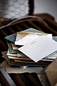 Stationary, envelopes, prints