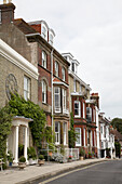 Brick facades in Arundel, West Sussex