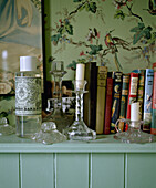 Group of objects on shelf