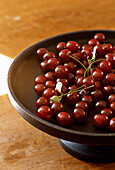 Bowl of cherries interiors detail fruit