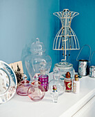 Glassware and ornaments in Edwardian terraced house