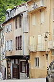 Traditional townhouses in Foix, Ariege, France