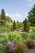 Back garden of Haslemere home, Surrey, UK