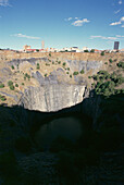 The Big Hole at Kimberley Mining Museum Northern Cape South Africa 