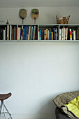 Bookshelf in modern interior