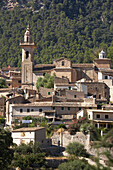 Szenen von Mallorca - Erhöhte Ansicht der Stadt
