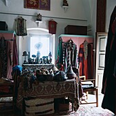 Interior of shop selling traditional clothing