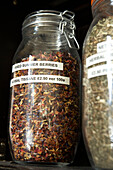 Spices in jars