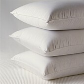 Three white pillows