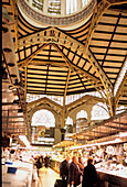Fischmarkt in der Markthalle Mercado Central in Valencia