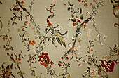 Decorative jacquard silk fabric