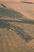 Aerial views over the Velddriff plains in the Western Cape