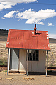 Railroad shack near Bethulie in the Free State in South Africa