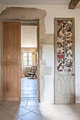 Architectural salvage at doorway in Lotte et Garonne farmhouse  France