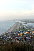 View of coast Portland Dorset UK