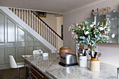Kitchen worktop of luxury house