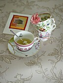 Oriental style tea set
