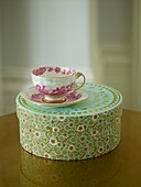 delicate cup and saucer gift box