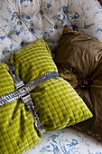 Detail of textured cushions