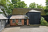 Barn conversion with large doors in Suffolk/Essex, England, UK