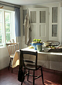 Traditional white country kitchen 