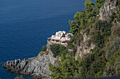 Italian villa on remote headland on the Amalfi coast