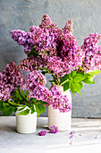 Lilac flower bouquet