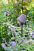 DIY plant support in the garden