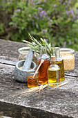 Oils and ingredients for natural body care products